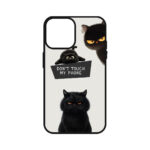 کاور ریچ قاب طرح گربه های سیاه – Black Cats مناسب برای گوشی موبایل آیفون IPhone 13 Normal