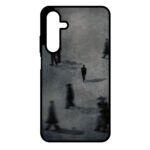 کاور ریچ قاب طرح تنها در جمعیت – Alone In The Crowd مناسب برای گوشی موبایل سامسونگ Galaxy A15