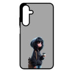 کاور ریچ قاب طرح دختر تنها – Lonely Girl مناسب برای گوشی موبایل سامسونگ Galaxy A15