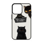 کاور ریچ قاب طرح گربه های سیاه – Black Cats مناسب برای گوشی موبایل آیفون IPhone 13 Pro Max