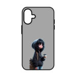 کاور ریچ قاب طرح دختر تنها – Lonely Girl مناسب برای گوشی موبایل آیفون IPhone 16 Normal