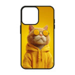 کاور ریچ قاب طرح گربه زرد – Yellow Cat مناسب برای گوشی موبایل آیفون IPhone 13 Pro Max